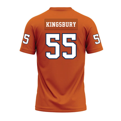 Wheaton IL - NCAA Football : Max Kingsbury - Orange Premium Football Jersey-1