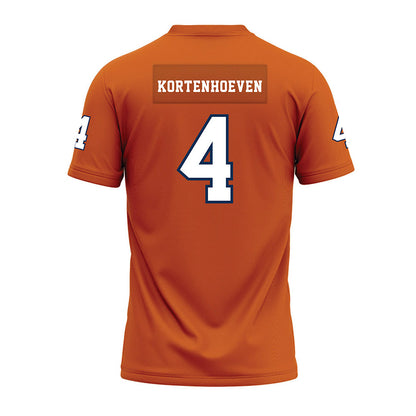Wheaton IL - NCAA Football : Seth Kortenhoeven - Orange Premium Football Jersey-1