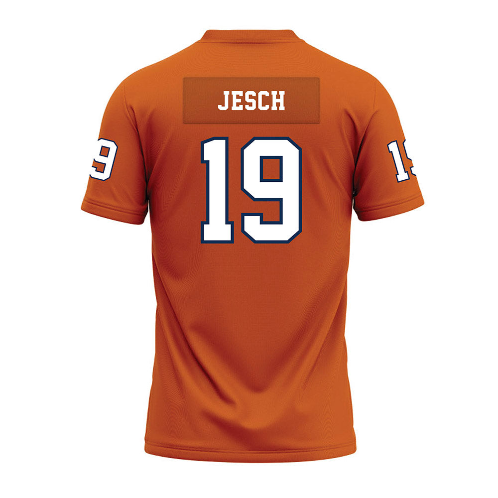 Wheaton IL - NCAA Football : Mateo Jesch - Orange Premium Football Jersey-1