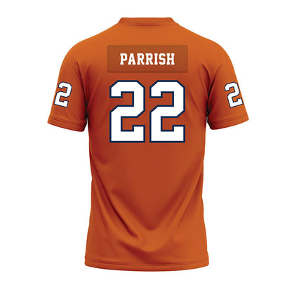 Wheaton IL - NCAA Football : Trace Parrish - Orange Premium Football Jersey-1