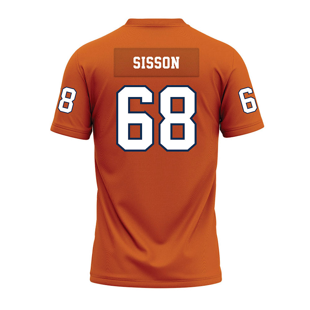 Wheaton IL - NCAA Football : Drew Sisson - Orange Premium Football Jersey-1