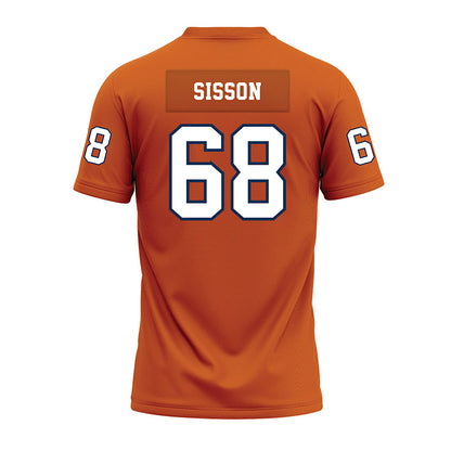 Wheaton IL - NCAA Football : Drew Sisson - Orange Premium Football Jersey-1