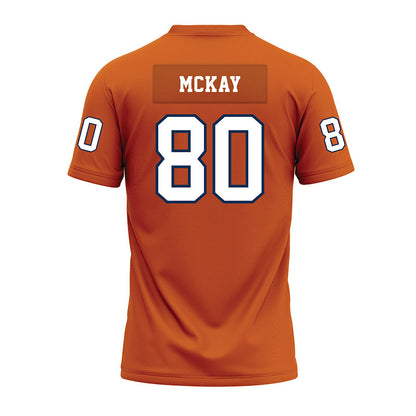 Wheaton IL - NCAA Football : Andrew McKay - Orange Premium Football Jersey-1