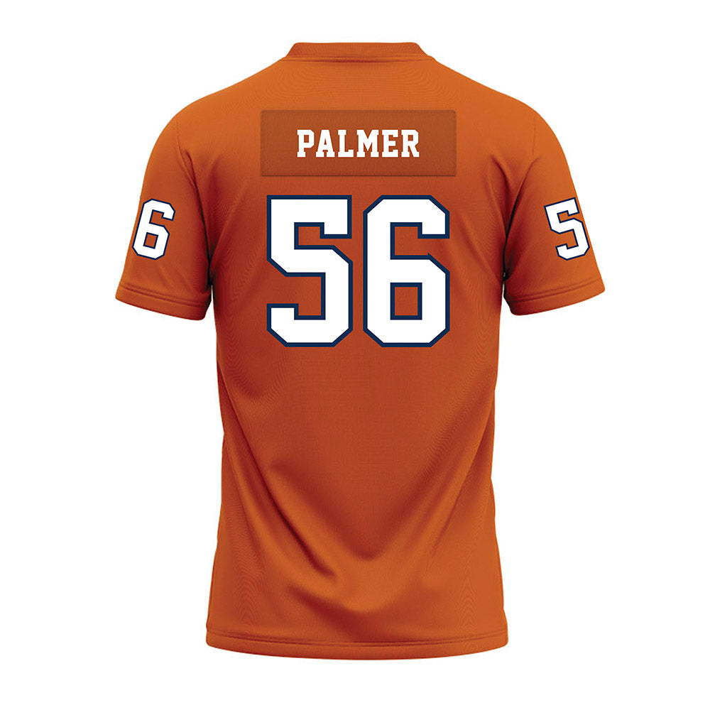 Wheaton IL - NCAA Football : Steven Palmer - Orange Premium Football Jersey-1