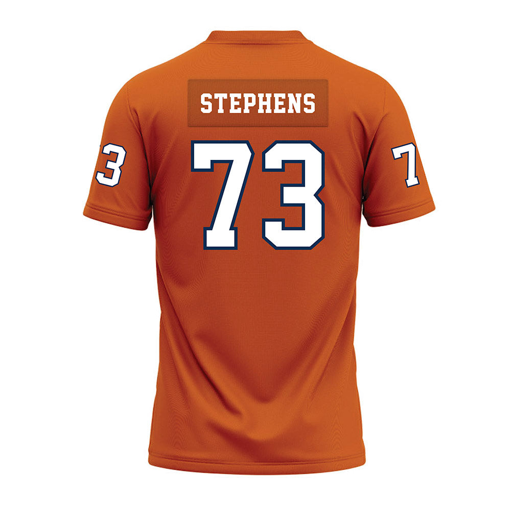 Wheaton IL - NCAA Football : Blake Stephens - Orange Premium Football Jersey-1