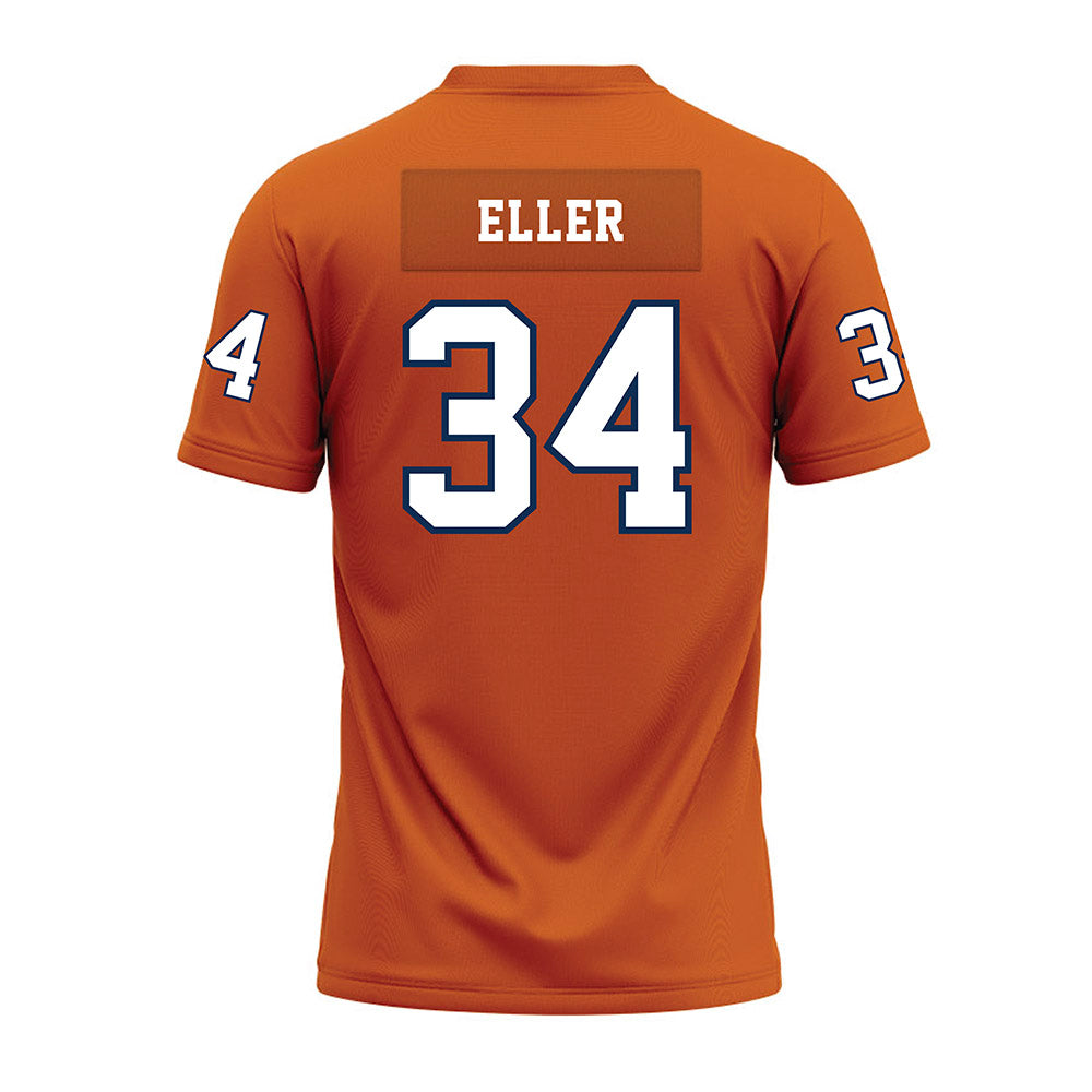Wheaton IL - NCAA Football : Jackson Eller - Orange Premium Football Jersey-1
