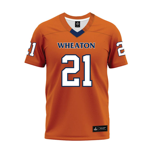 Wheaton IL - NCAA Football : Ben Snider - Orange Premium Football Jersey-0