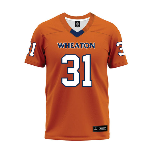 Wheaton IL - NCAA Football : Nick Stambaugh - Orange Premium Football Jersey-0