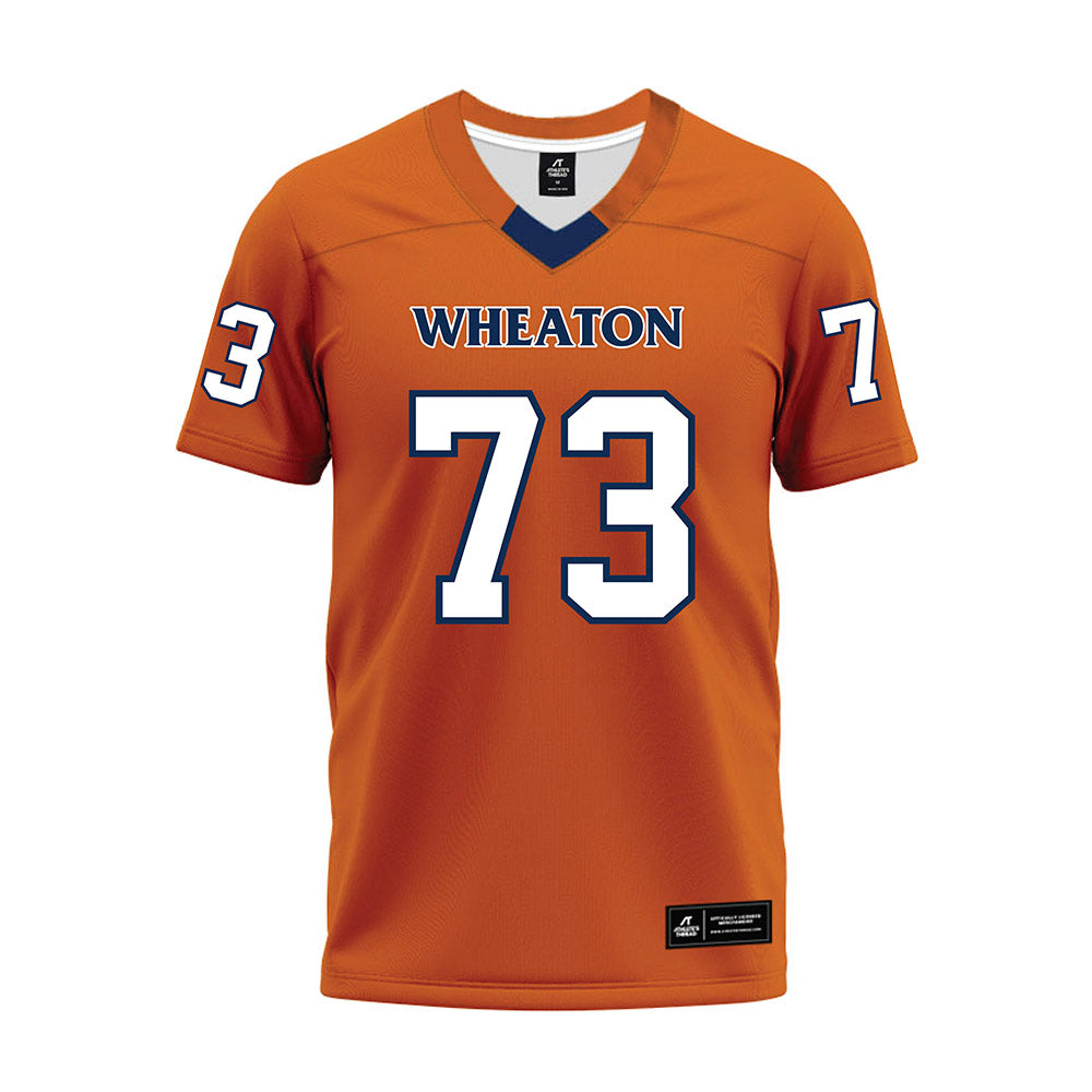Wheaton IL - NCAA Football : Blake Stephens - Orange Premium Football Jersey-0