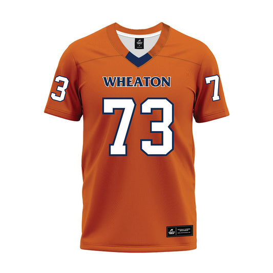 Wheaton IL - NCAA Football : Blake Stephens - Orange Premium Football Jersey-0
