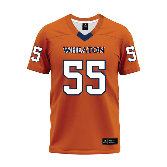 Wheaton IL - NCAA Football : Max Kingsbury - Orange Premium Football Jersey-0
