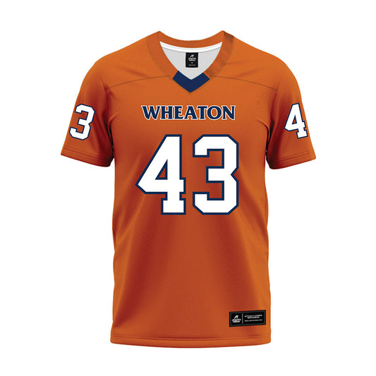 Wheaton IL - NCAA Football : Dimitri Cannon - Orange Premium Football Jersey-0