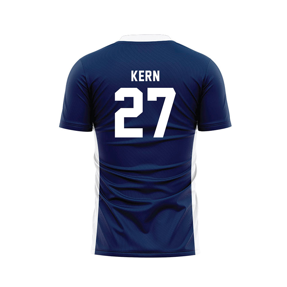 Wheaton IL - NCAA Men's Soccer : Jack Kern - Navy Soccer Jersey-1