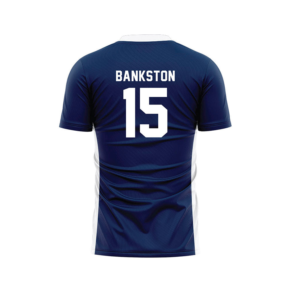 Wheaton IL - NCAA Men's Soccer : Oliver Bankston - Navy Soccer Jersey-1