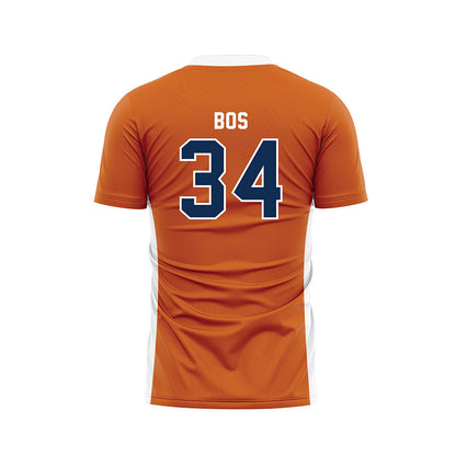 Wheaton IL - NCAA Men's Soccer : Reuben Bos - Orange Soccer Jersey-1