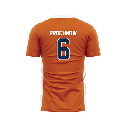 Wheaton IL - NCAA Men's Soccer : Brody Prochnow - Orange Soccer Jersey-1