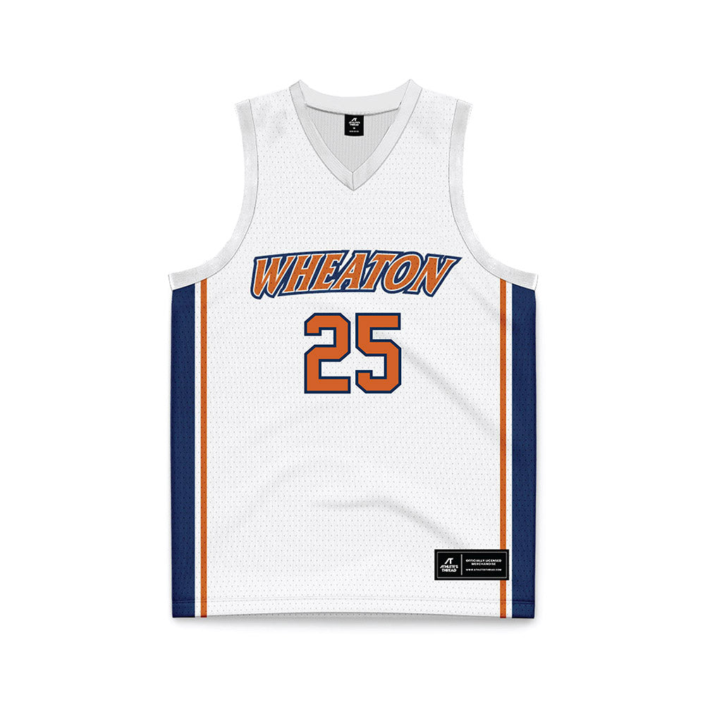 Wheaton IL - NCAA Women's Basketball : Clara Snavely - White Basketball Jersey-0
