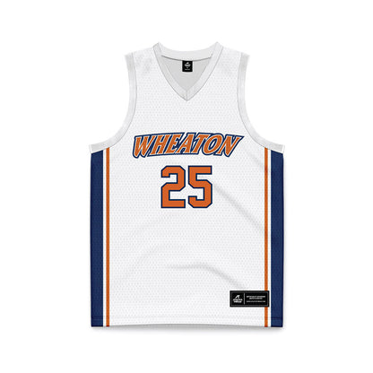 Wheaton IL - NCAA Women's Basketball : Clara Snavely - White Basketball Jersey-0
