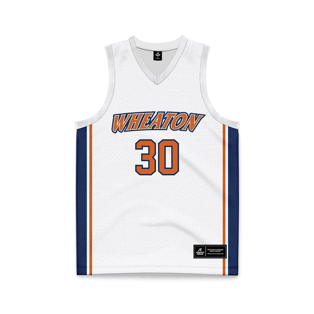 Wheaton IL - NCAA Women's Basketball : Grace Kizer - White Basketball Jersey-0