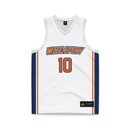 Wheaton IL - NCAA Women's Basketball : Lauryn Ham - White Basketball Jersey-0