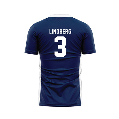 Wheaton IL - NCAA Women's Soccer : Hannah Lindberg - Navy Soccer Jersey-1