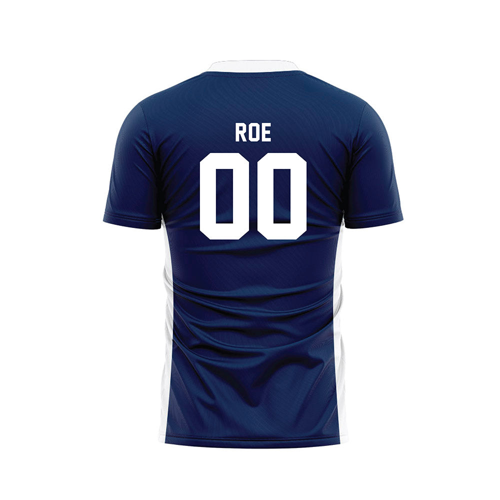 Wheaton IL - NCAA Women's Soccer : Leah Roe - Navy Soccer Jersey-1