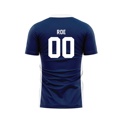 Wheaton IL - NCAA Women's Soccer : Leah Roe - Navy Soccer Jersey-1
