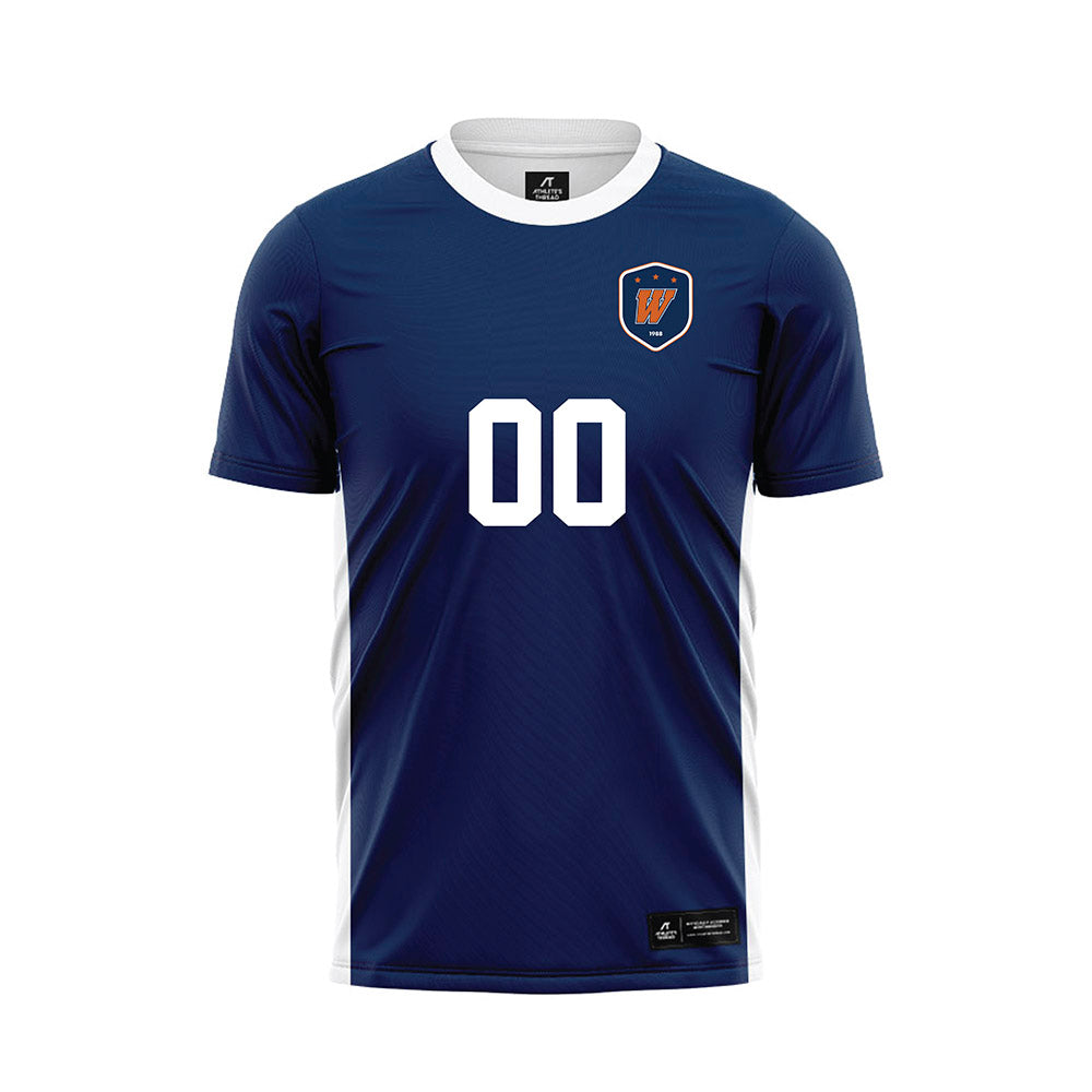 Wheaton IL - NCAA Women's Soccer : Leah Roe - Navy Soccer Jersey-0