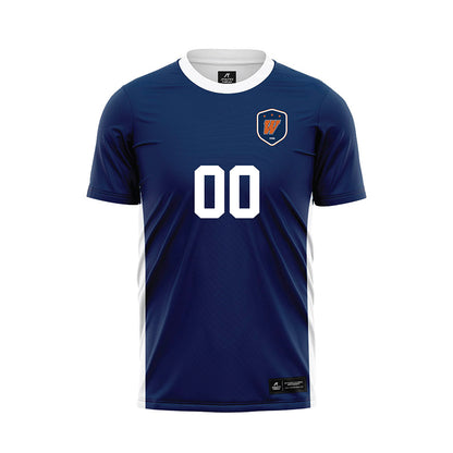 Wheaton IL - NCAA Women's Soccer : Leah Roe - Navy Soccer Jersey-0