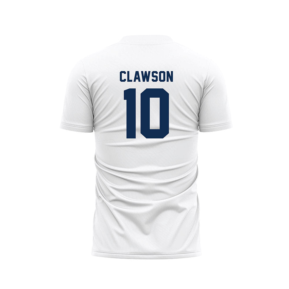 Wheaton IL - NCAA Women's Soccer : Elizabeth Clawson - White Soccer Jersey-1