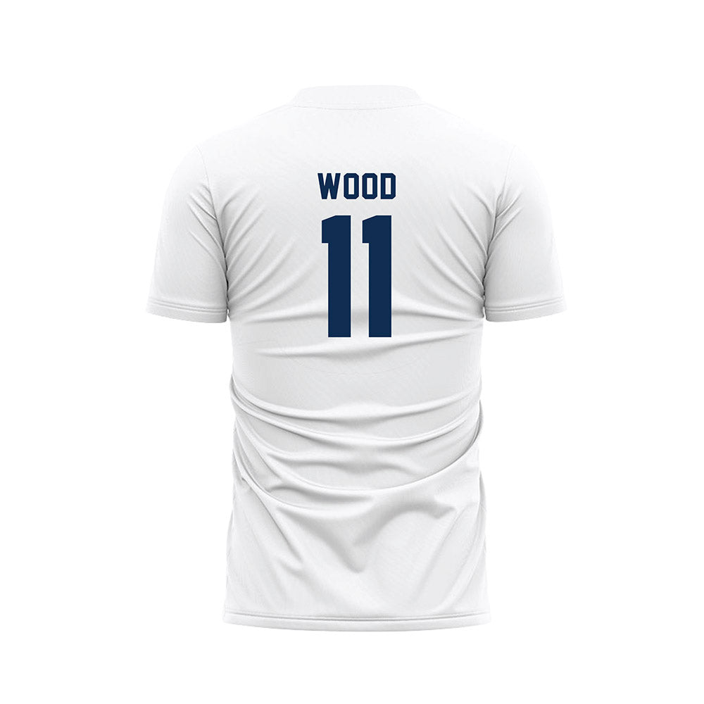 Wheaton IL - NCAA Women's Soccer : Katherine Wood - White Soccer Jersey-1
