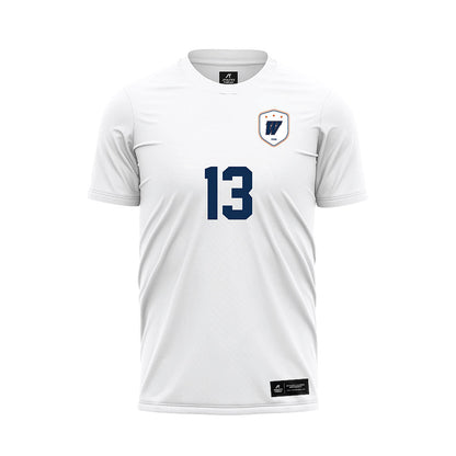 Wheaton IL - NCAA Women's Soccer : Danie Nishiyama - White Soccer Jersey-0