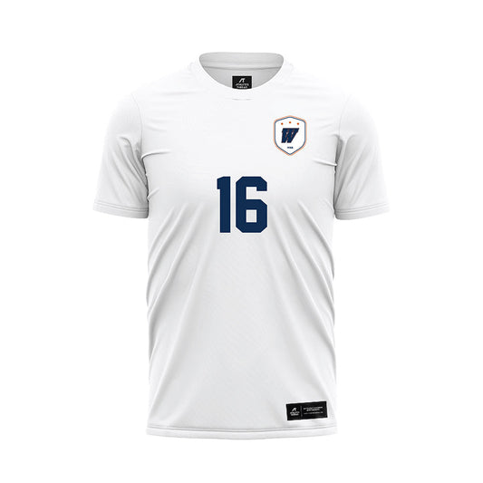 Wheaton IL - NCAA Women's Soccer : Cami Tofilon - White Soccer Jersey-0
