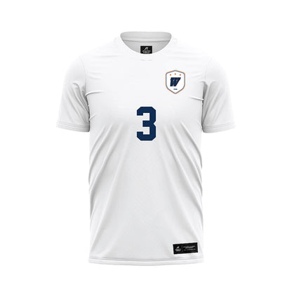 Wheaton IL - NCAA Women's Soccer : Hannah Lindberg - White Soccer Jersey-0