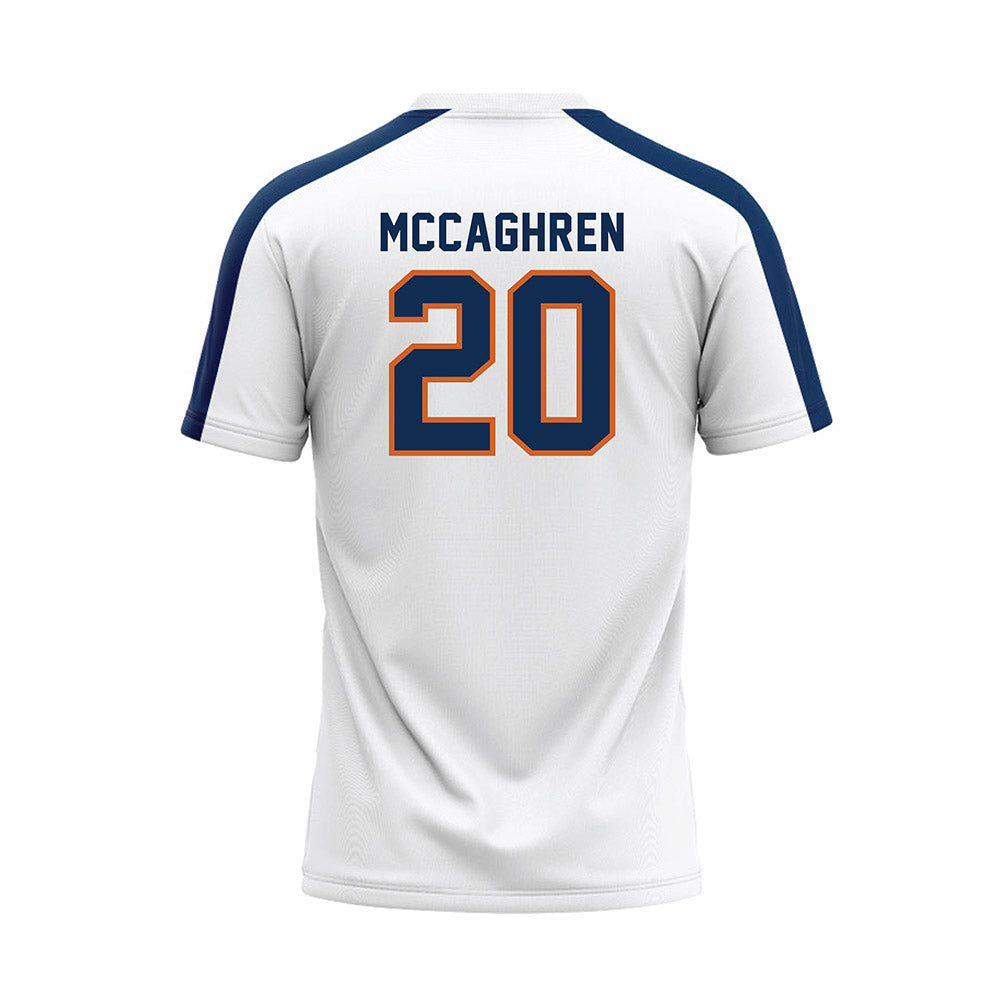 Wheaton IL - NCAA Softball : Natalie McCaghren - White Baseball Jersey-1