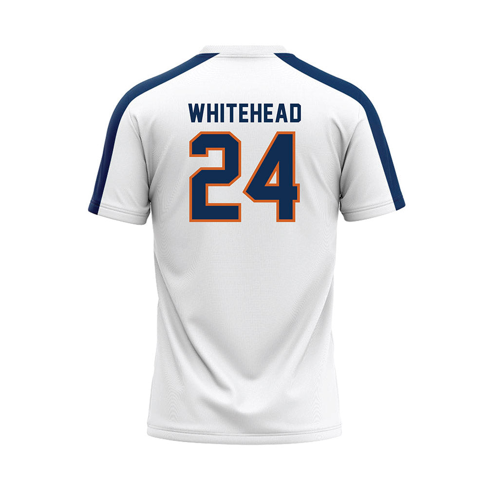 Wheaton IL - NCAA Softball : Abby Whitehead - White Baseball Jersey-1