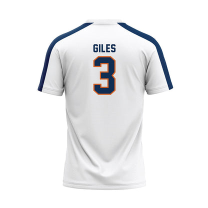 Wheaton IL - NCAA Softball : Bella Giles - White Baseball Jersey-1