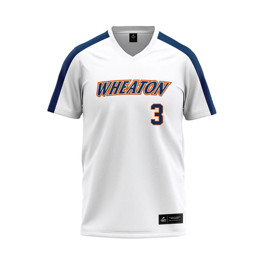 Wheaton IL - NCAA Softball : Bella Giles - White Baseball Jersey-0
