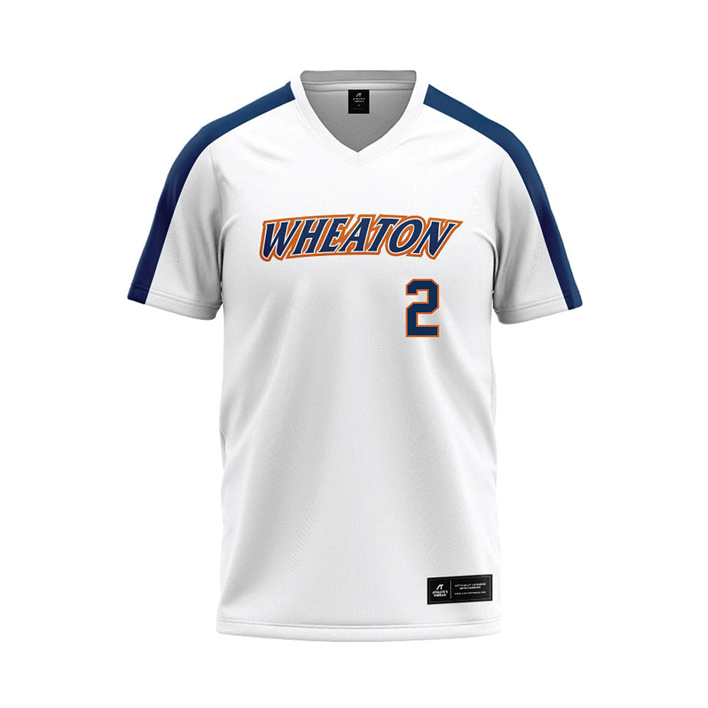 Wheaton IL - NCAA Softball : Soleil Weaver - White Baseball Jersey-0