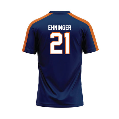Wheaton IL - NCAA Softball : Brianna Ehninger - Navy Baseball Jersey-1