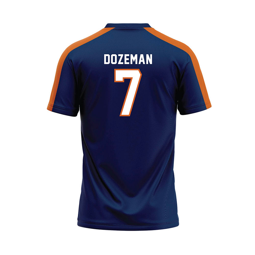 Wheaton IL - NCAA Softball : Shylah Dozeman - Navy Baseball Jersey-1