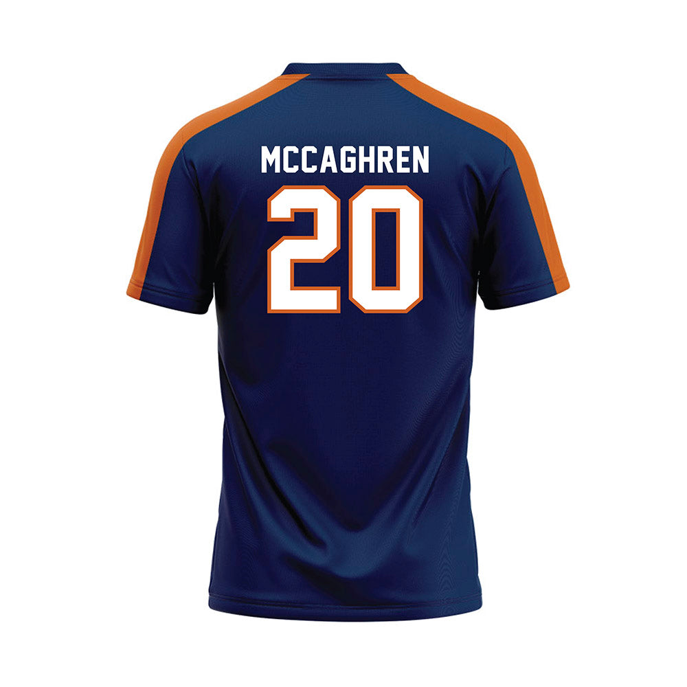 Wheaton IL - NCAA Softball : Natalie McCaghren - Navy Baseball Jersey-1
