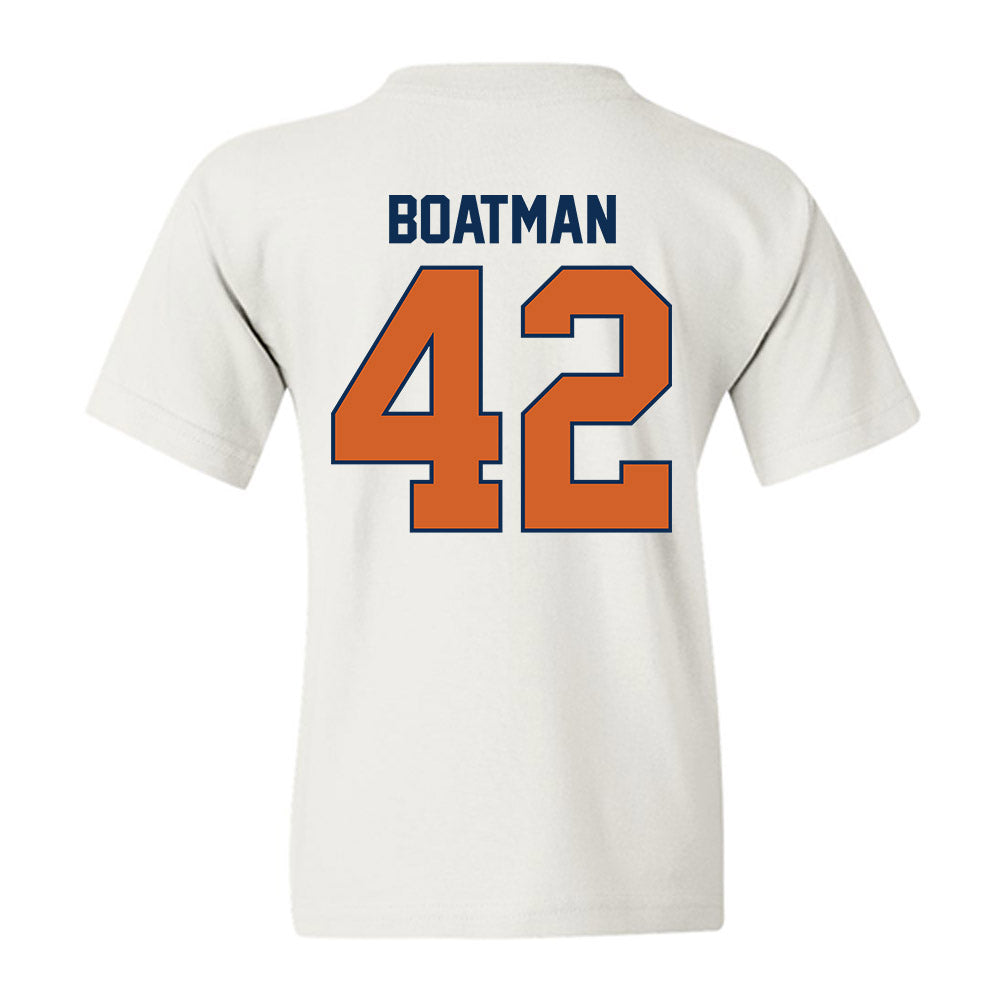 Wheaton IL - NCAA Football : Clay Boatman - Classic Shersey Youth T-Shirt-1
