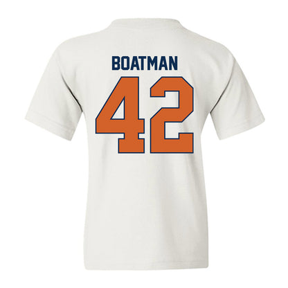 Wheaton IL - NCAA Football : Clay Boatman - Classic Shersey Youth T-Shirt-1
