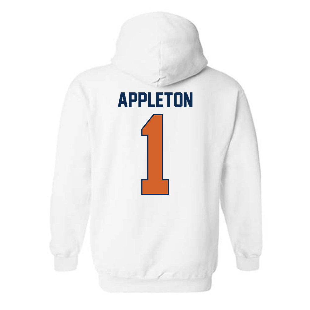Wheaton IL - NCAA Men's Basketball : Cody Appleton - Classic Shersey Hooded Sweatshirt-1