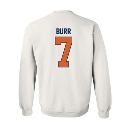 Wheaton IL - NCAA Baseball : Tyler Burr - Classic Shersey Crewneck Sweatshirt-1