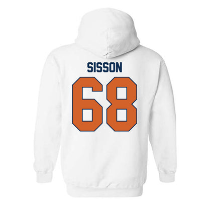 Wheaton IL - NCAA Football : Drew Sisson - Classic Shersey Hooded Sweatshirt-1
