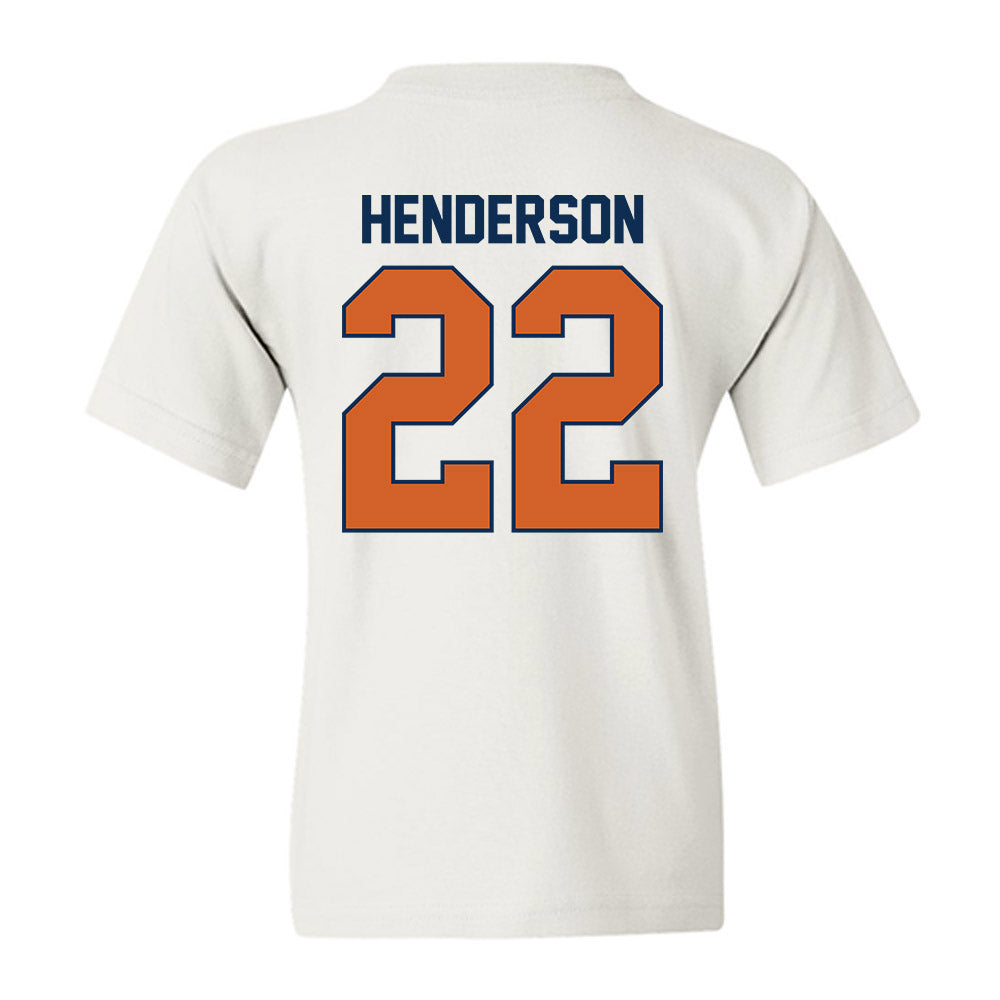 Wheaton IL - NCAA Baseball : Caleb Henderson - Classic Shersey Youth T-Shirt-1