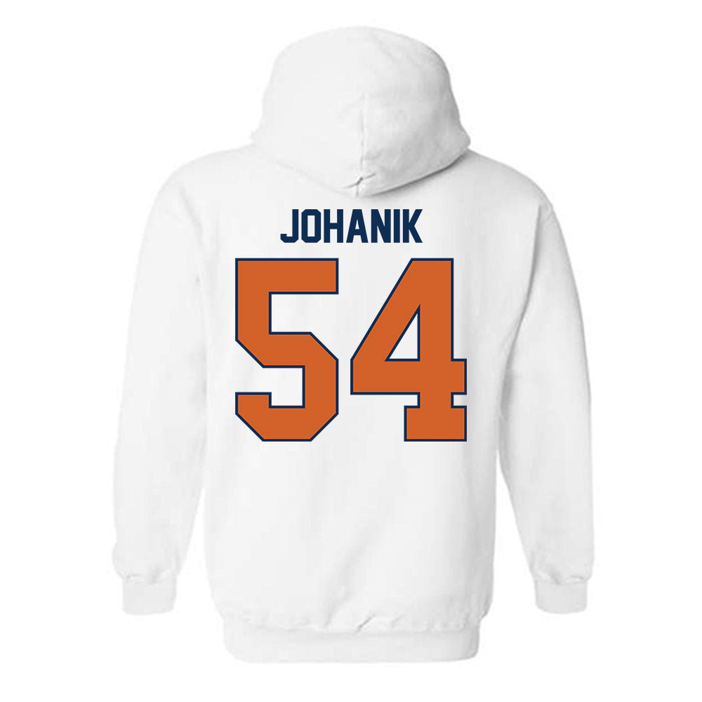 Wheaton IL - NCAA Football : Peter Johanik - Classic Shersey Hooded Sweatshirt-1