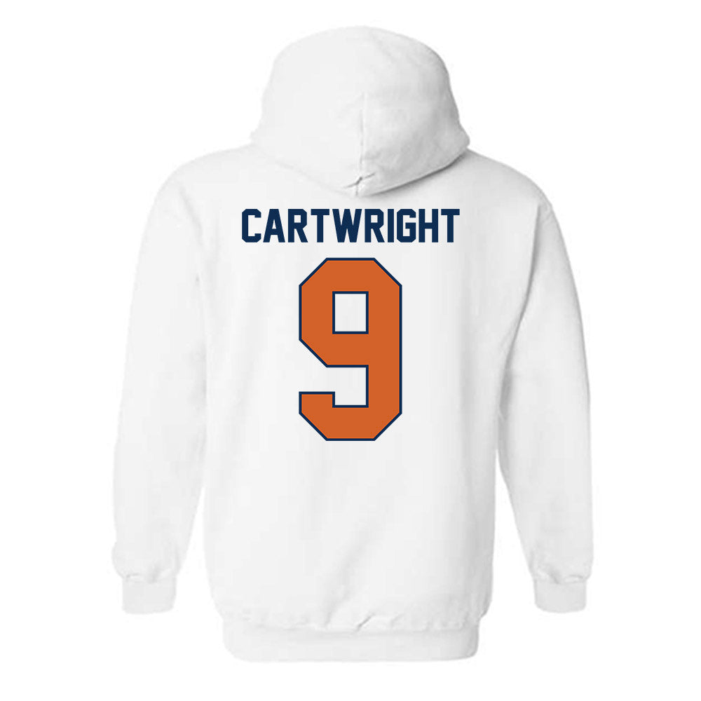 Wheaton IL - NCAA Baseball : Ryan Cartwright - Classic Shersey Hooded Sweatshirt-1